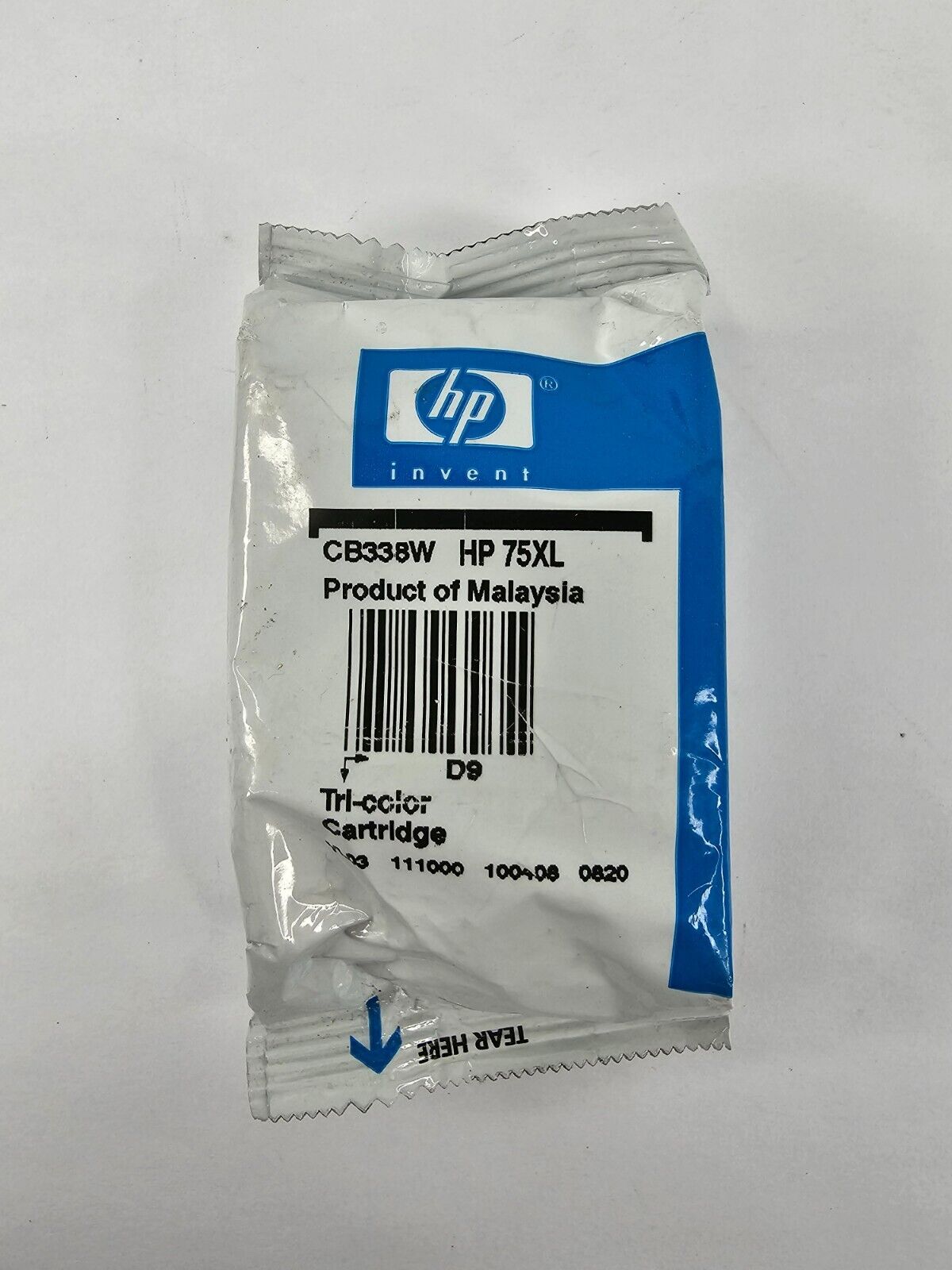 Nice/New/Foil Sealed Genuine OEM HP 75XL TriColor Ink Cartridge Exp unknown