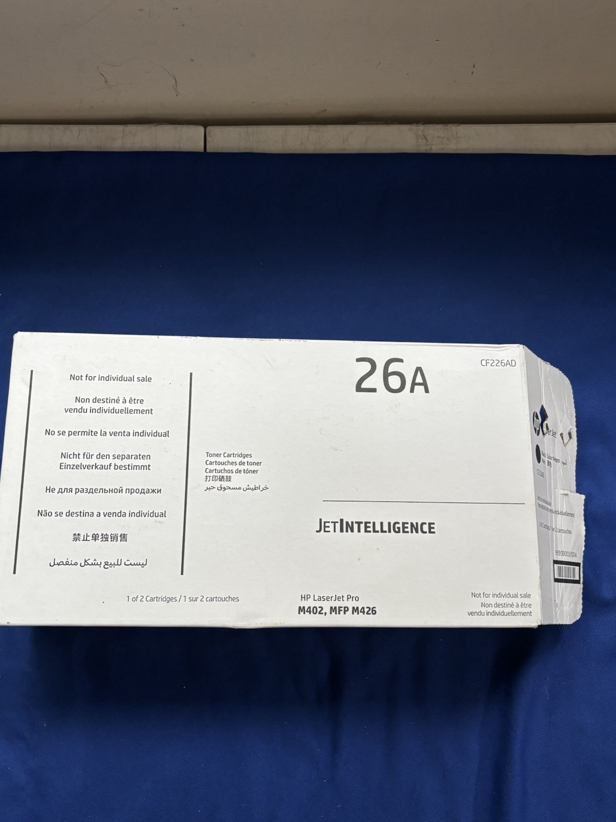 CF226A OEM HP Standard Yield Black Toner. Open Box - NEW