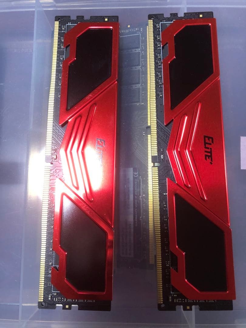 TEAMGROUP DDR4 8GB x2 2666MHz RAM Red High Speed Used