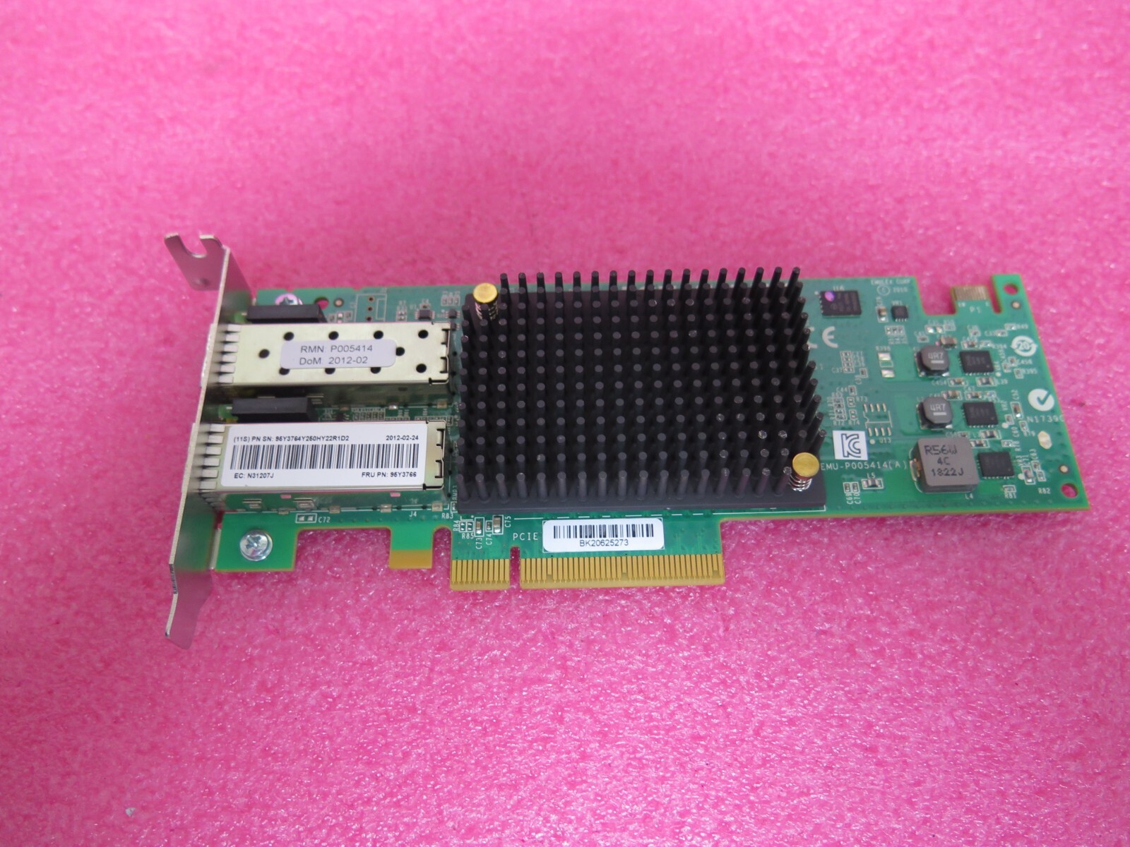Emulex / IBM SystemX DualPorts 10GBE VIRTUAL FABRIC Adapter 95Y3764 95Y3766 