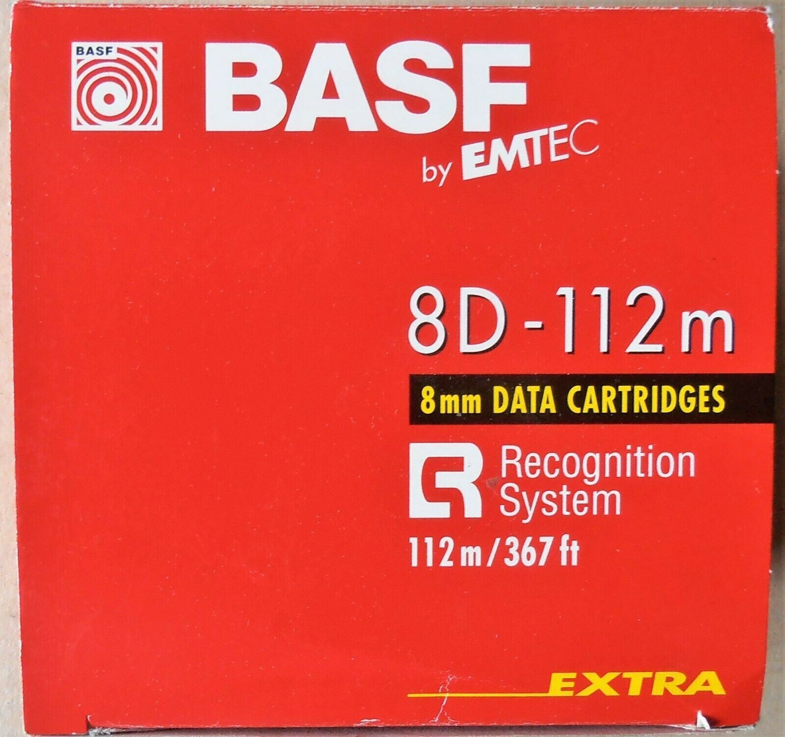 Set of 4 BASF by EMTEC - 8D - 112m - 8mm Data Cartridges - 4 pieces