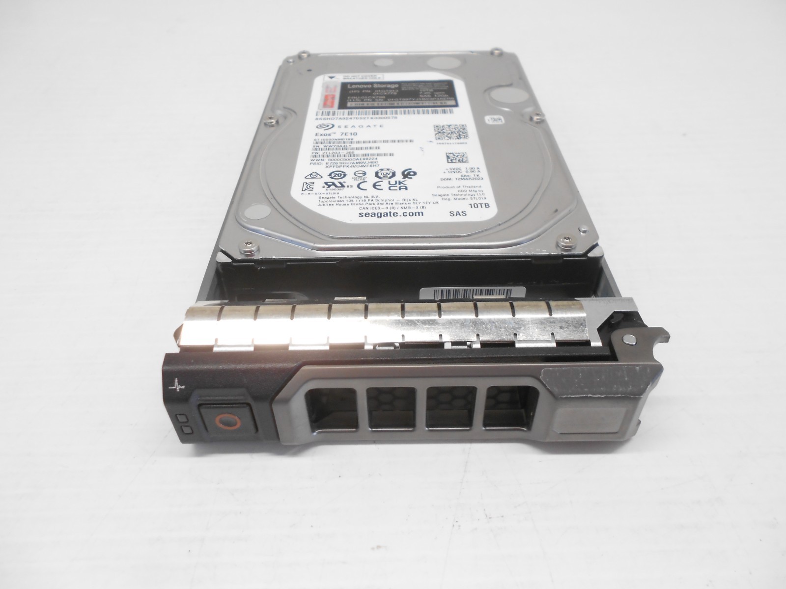 Dell HGST 10TB 7.2K SAS 12Gbs Hard Drive 3.5" SERVER R710 R720 R530 R730 R830