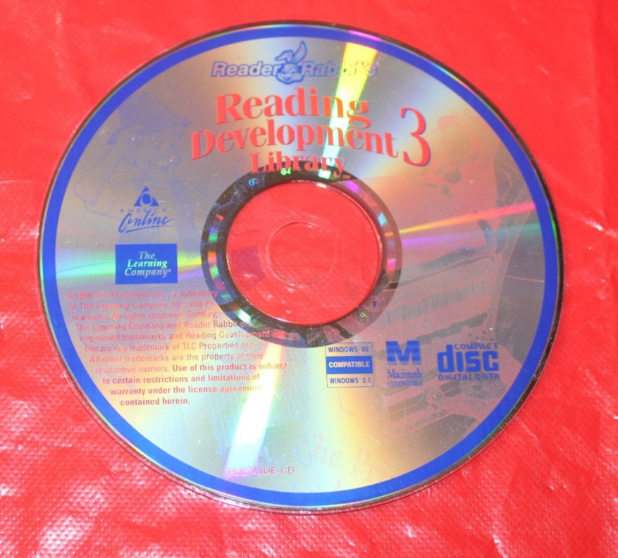 Reader Rabbit’s Reading Development 3 Library CD Ages 5-8 *Disc Only*