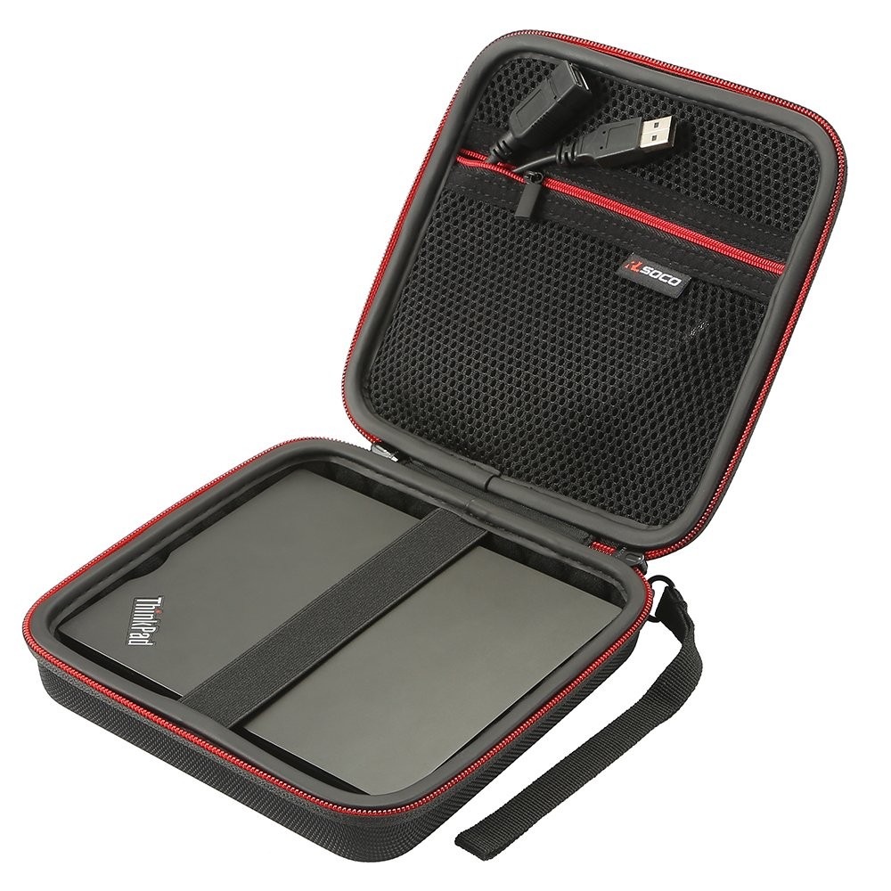 RLSOCO External USB CD DVD Drive Burner Writer Blu-Ray Case Standard