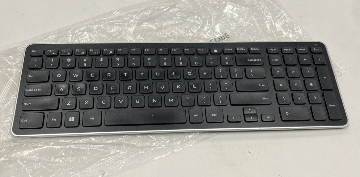 Dell KM714 Wireless Bluetooth Keyboard Black WITHOUT Logitech Dongle