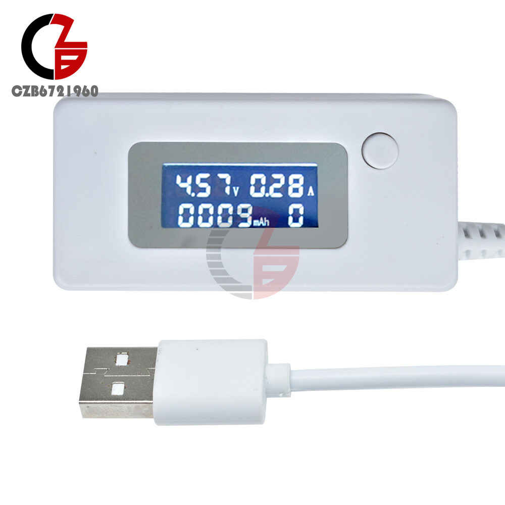 LCD USB Charger Doctor Tester Battery Capacity Voltage Current Meter Detector
