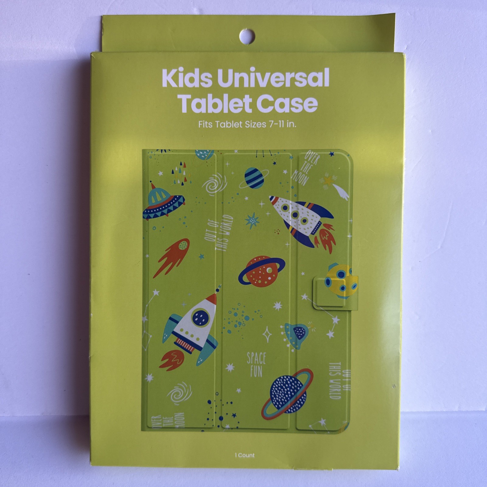 NEW GEMS Kids Space Rockets Universal Tablet Case Green Fits Tablets 7- 11"