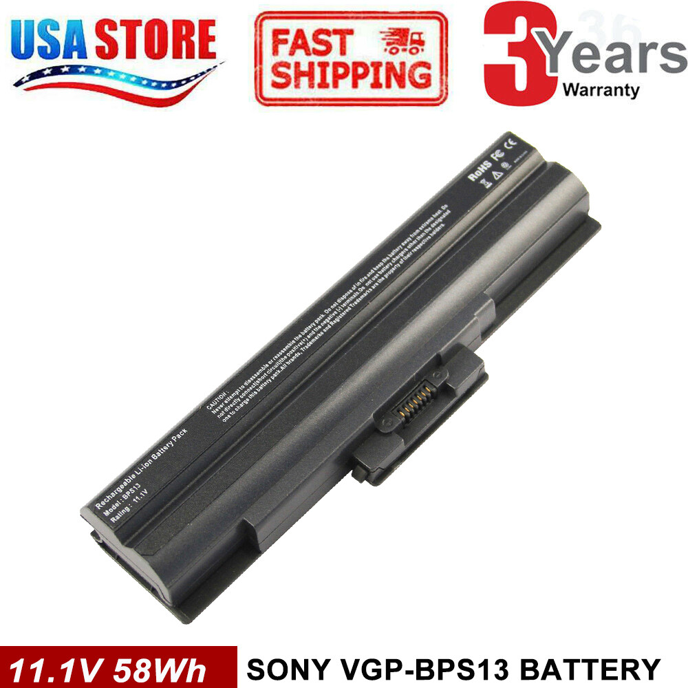 Battery for Sony VGP-BPS13B/Q VGP-BPS13/S VGP-BPS13A/B VGP-BPS21A VGP-BPS21B PC