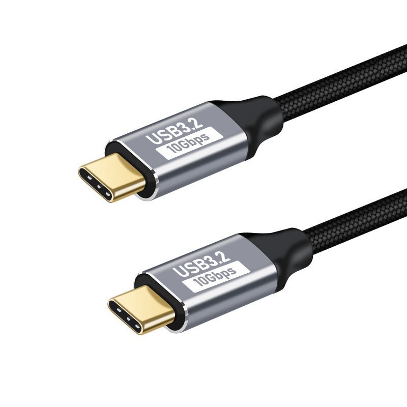 2PACK 0.5meter USB-C to USB-C 3.2 Gen2 Type-C Charger Data Cable PD 100W 5A 10Gb