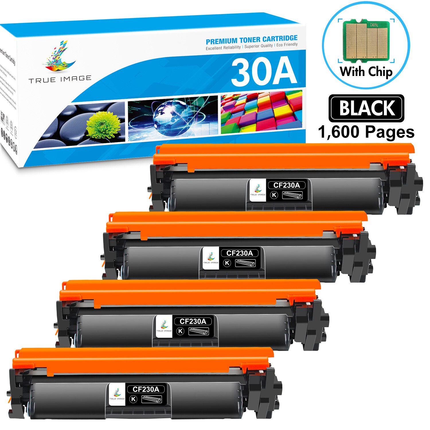 CF230X 30X CF230A 30A Toner Compatible for HP LaserJet Pro M203dw M227fdw LOT