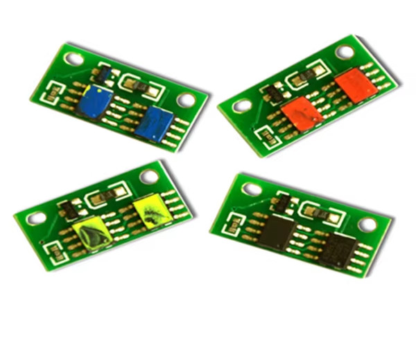 4 x NEW PREMIUM COMPATIBLE KONICA MINOLTA MAGICOLOR 7450 TONER CHIP C-Y-M-K