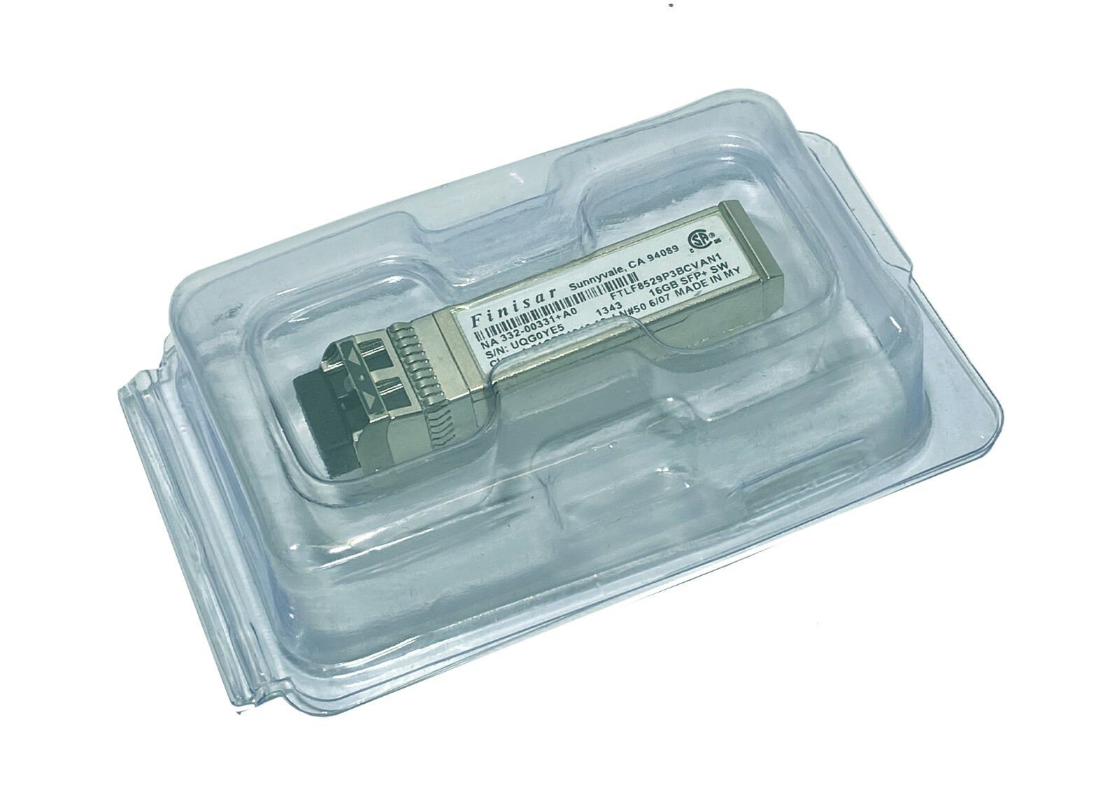 X6596-R6 332-00331+A0 NETAPP FINISAR FTLF8529P3BCVAN1 16GB FC SFP+ Transceiver