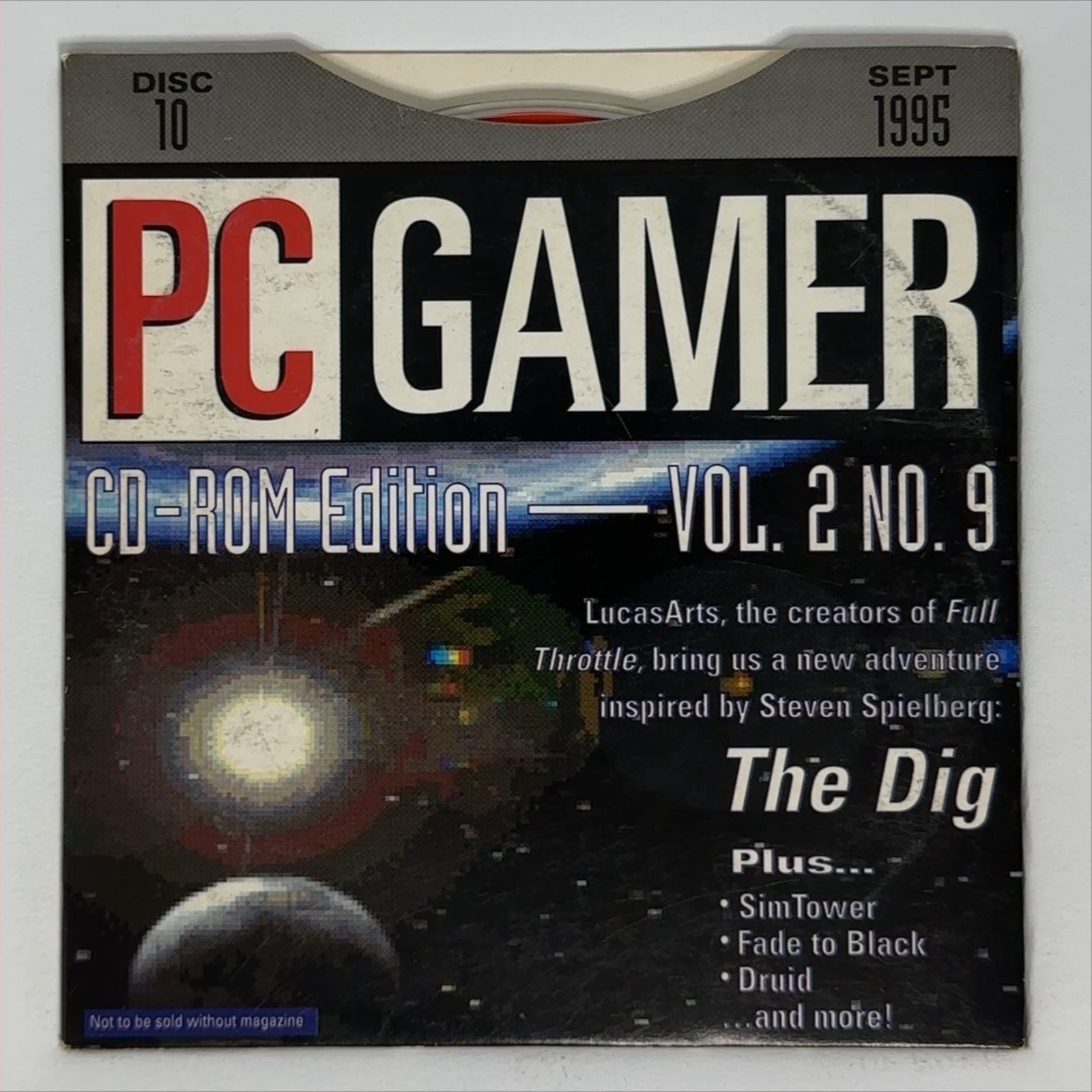 PC Gamer Demo Disc 10 September 1995 CD-ROM Vintage PC Gaming Software