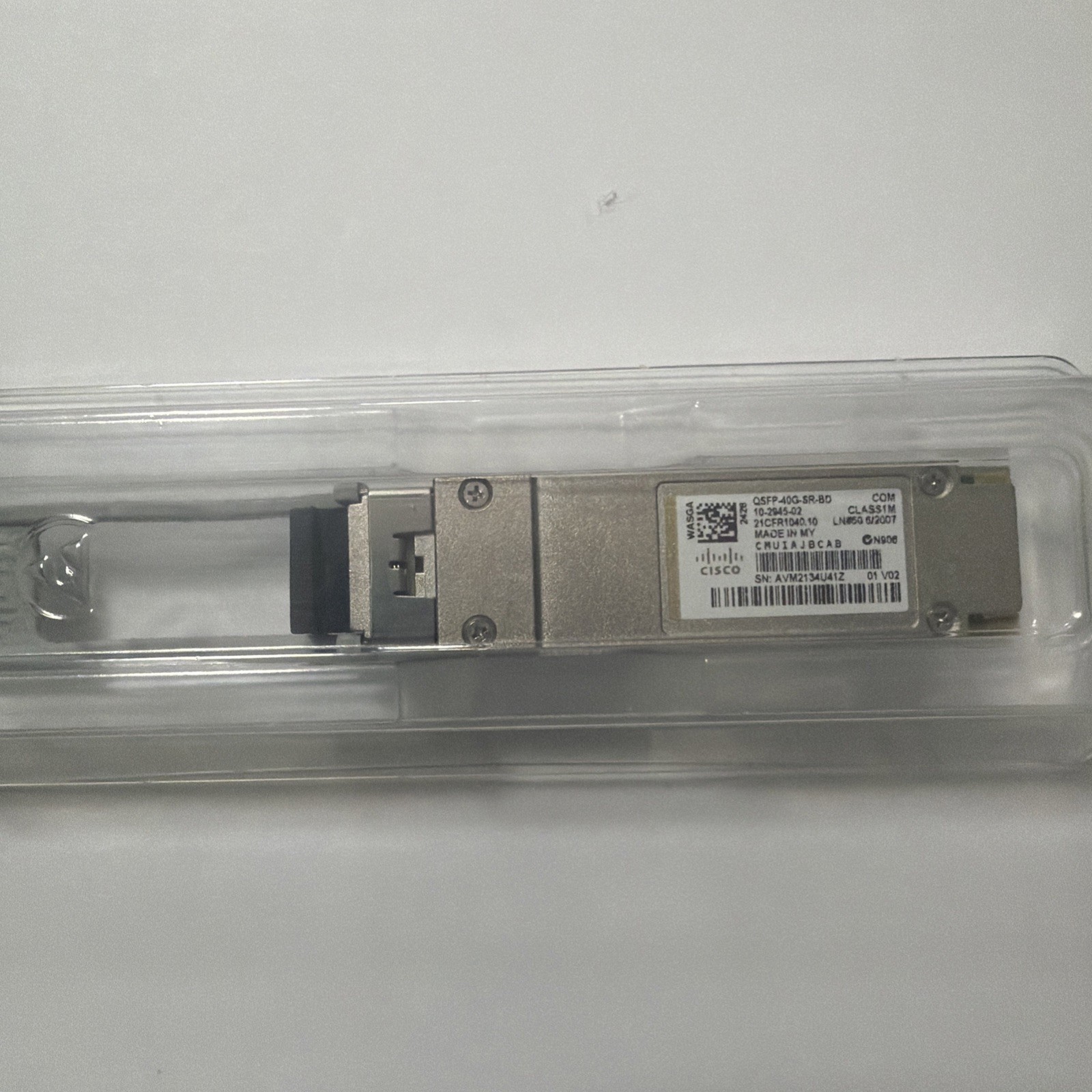 Genuine Cisco QSFP-40G-SR-BD= 40GBASE-SR-BiDi duplex MMF Module 10-2945-02