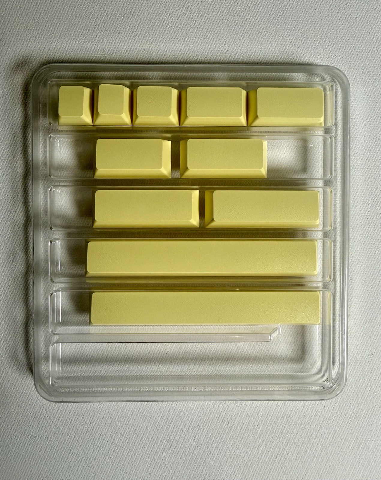 JTK Avocado Yellow Spacebars Kit Cherry Profile ABS Keycaps MX Mechanical New