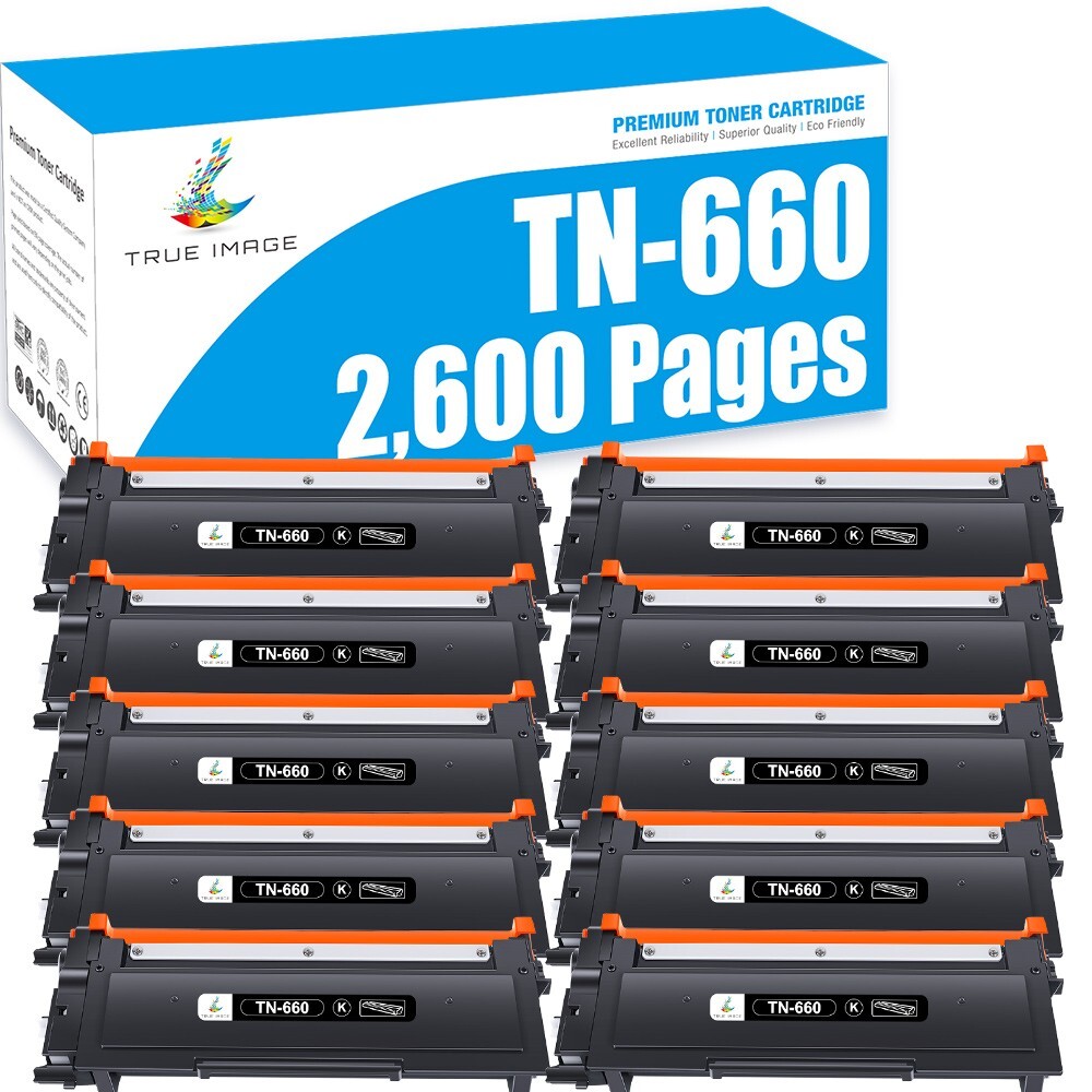 10PK TN660 Toner Cartridge For Brother TN630 MFC-L2700DW DCP-L2540DW HL-L2320D