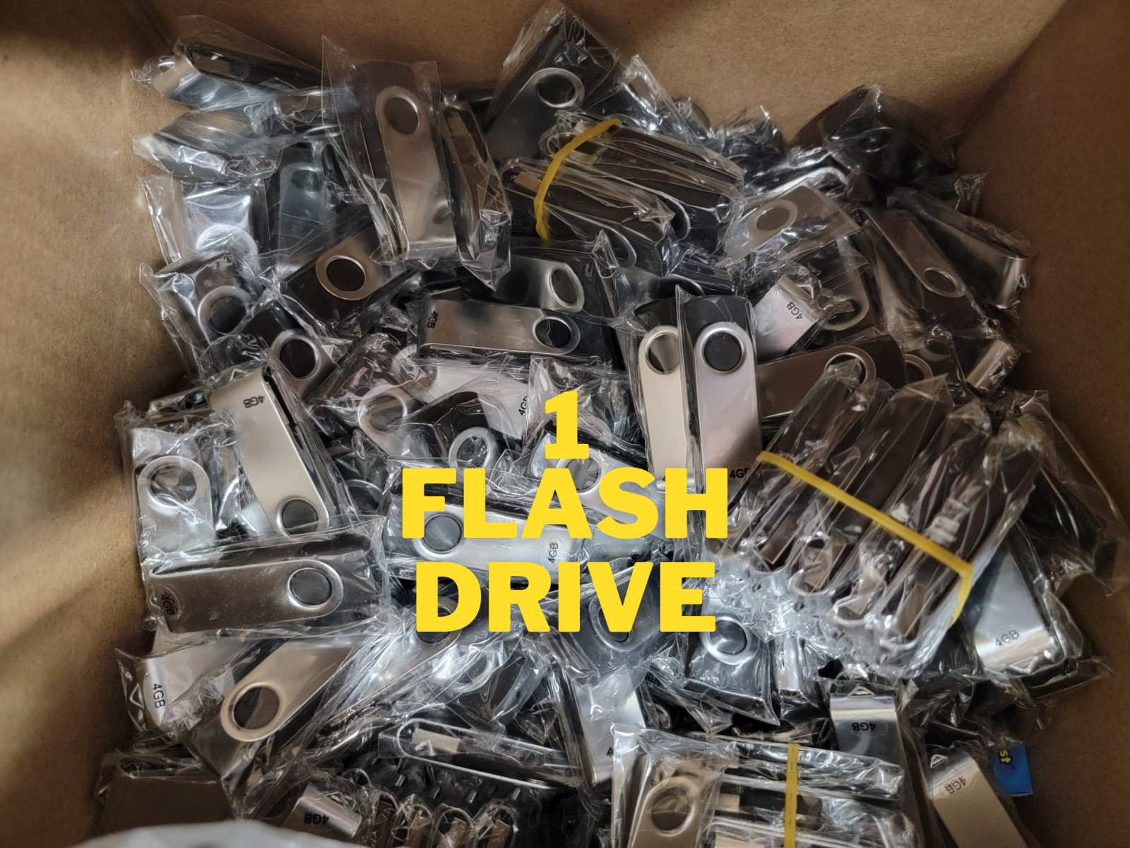1 / 10 / 50 / 100pcs USB 2.0  4GB USB Flash Drives Lot