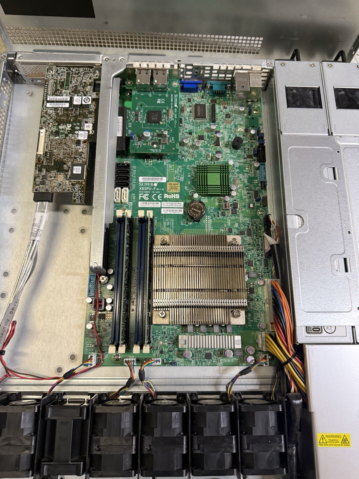 SUPERMICRO Server W/ X9SPU-F Motherboard Intel E3-1275V2 3.50GHz w/2x4GB + 4x HD