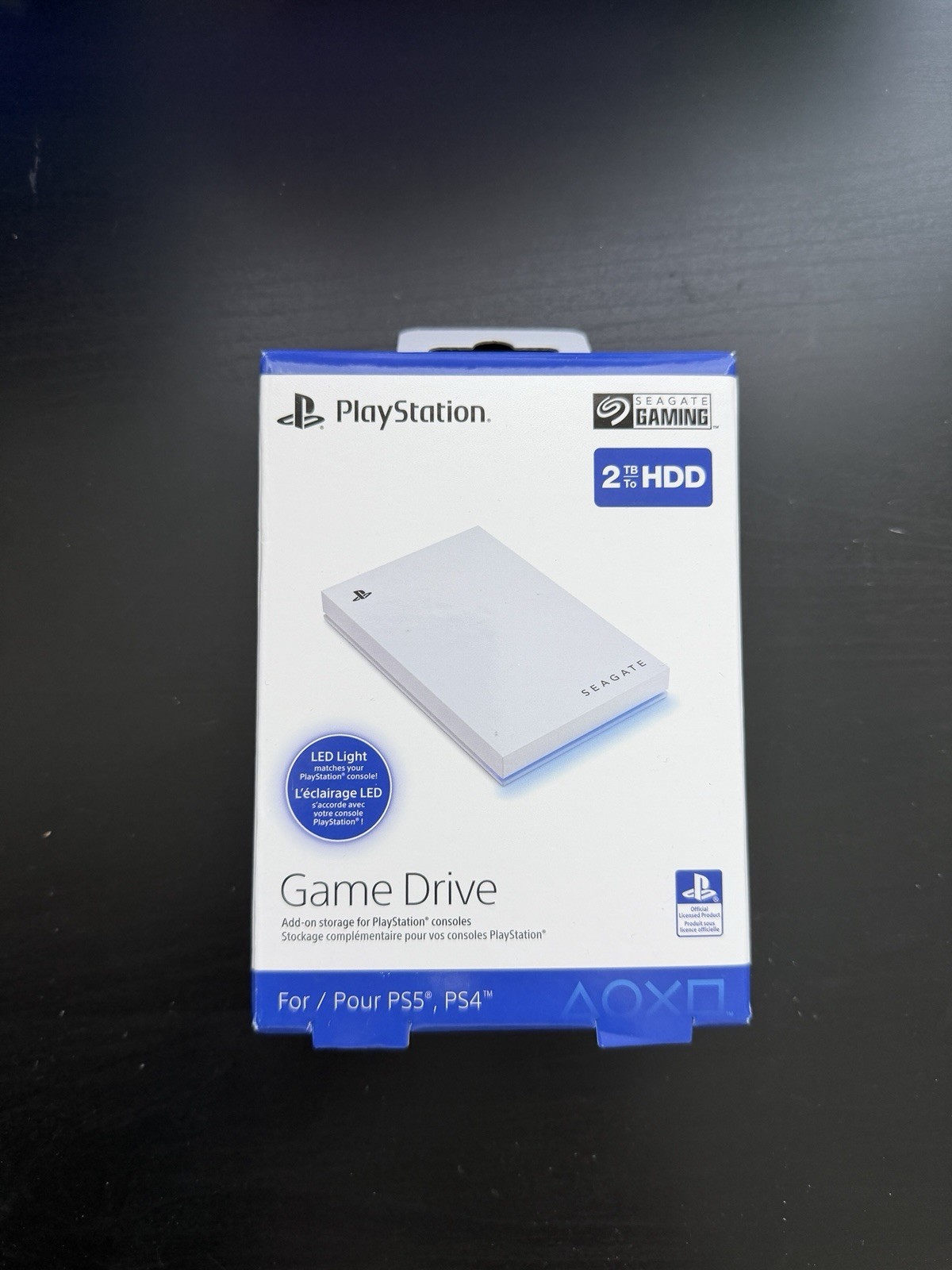 Seagate Game Drive for PS5 2TB External USB 3.0 Portable Hard Drive - New Sealed
