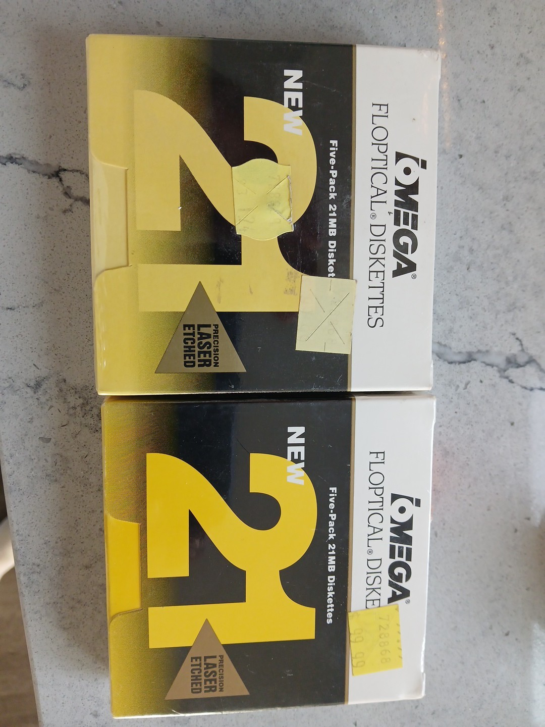 Ultra Rare Iomega 21MB Floptical Diskette 5 pack (Unused, Open Box)