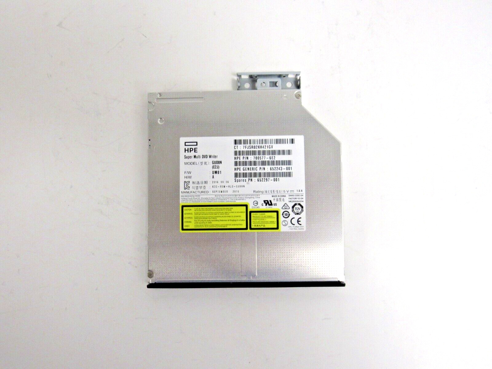HPE 652297-001 8x DVD±RW SATA Optical Drive     73-4