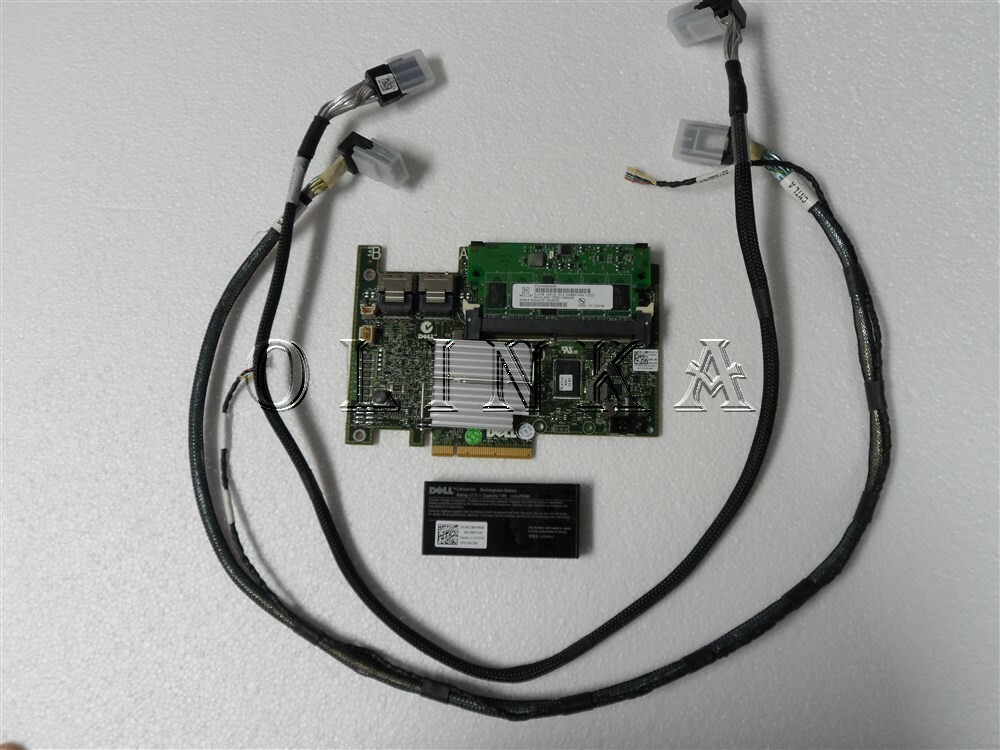 PERC H700 512MB HARDWARE RAID & BATTERY CABLES DELL POWEREDGE R910 SERVER