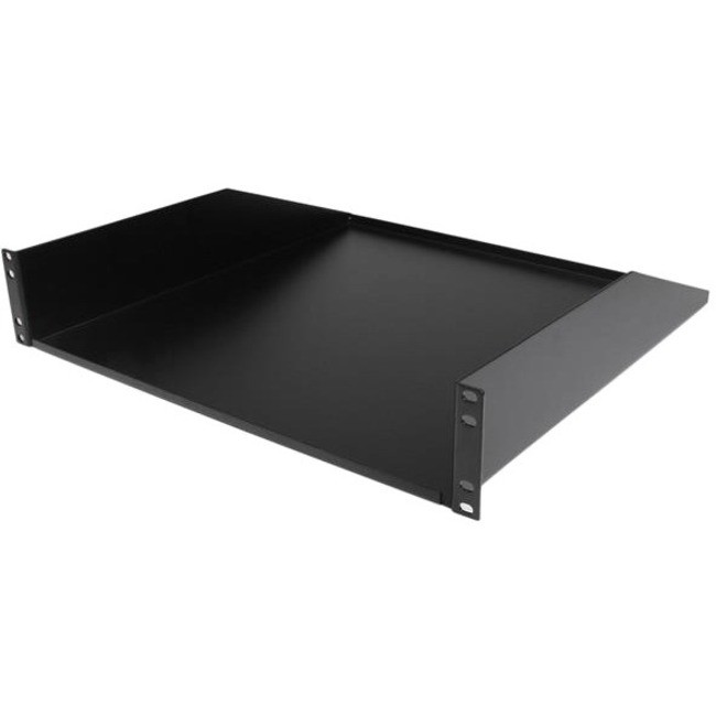 StarTech 2U Heavy Duty Fixed Server Rack Cabinet Shelf - 125lbs