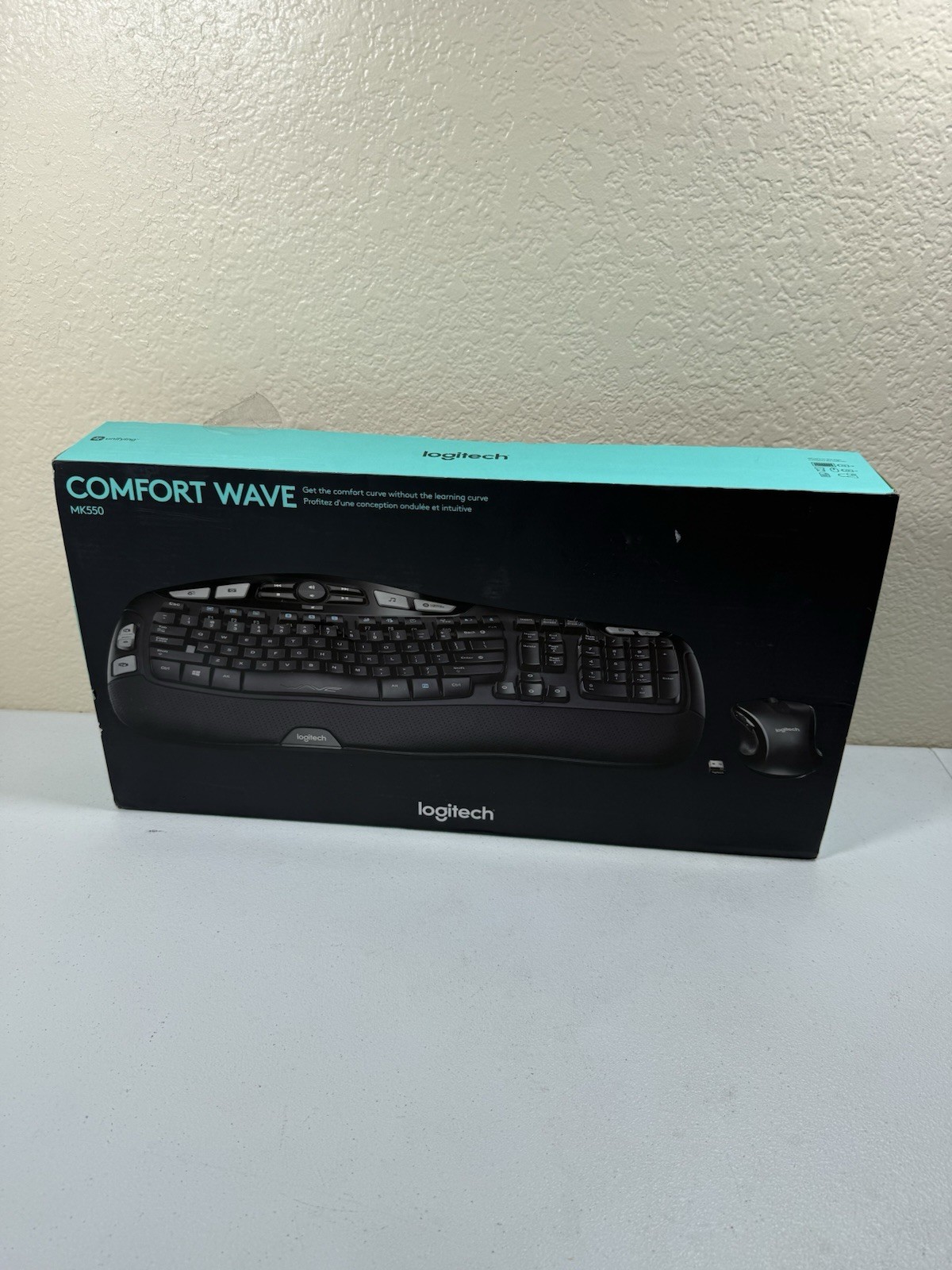 Logitech MK550 Comfort Wave K350 Wireless Keyboard M510 Mouse Combo w/USB