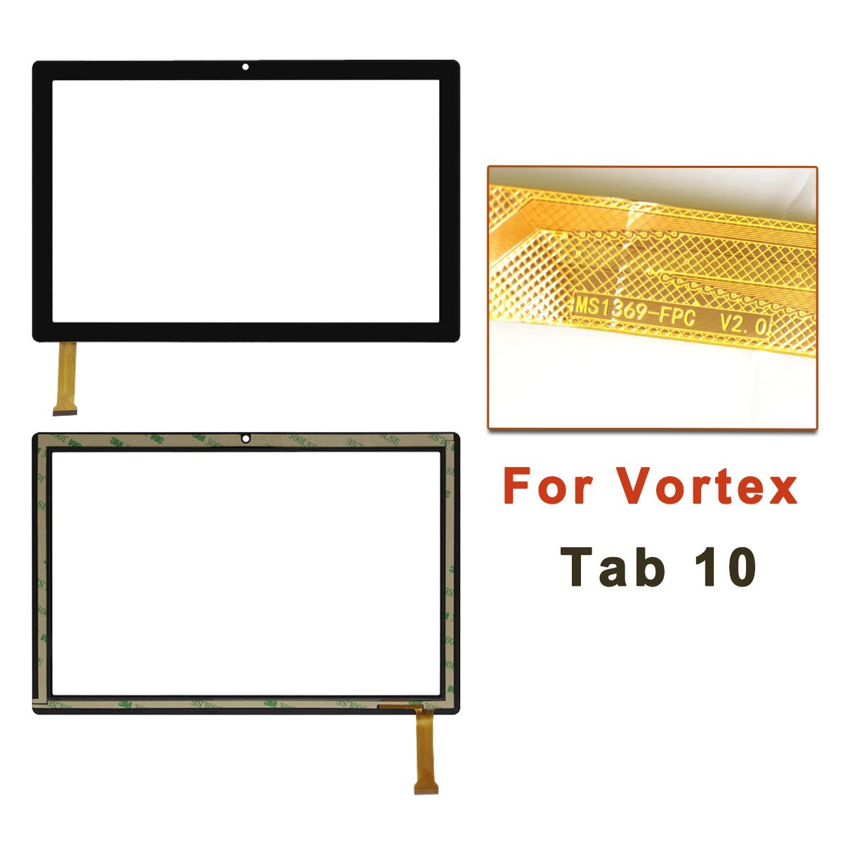 10.1" LCD Display Touch Screen Digitizer For Vortex Tab 10/T10M/ T10M Pro /Plus