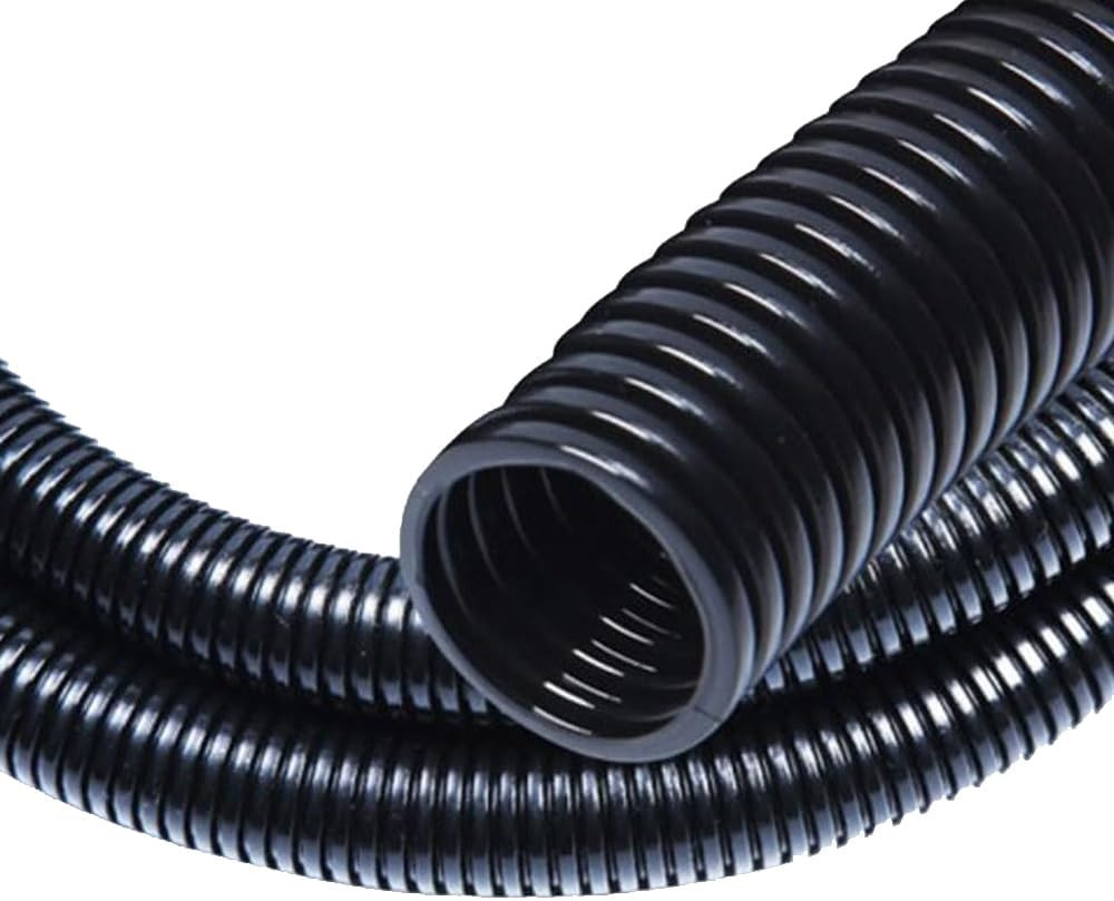 30 FT 1/4” Wire Loom Split Tubing,Dog Cat Cord Protector,Split Wire Loom Tubing