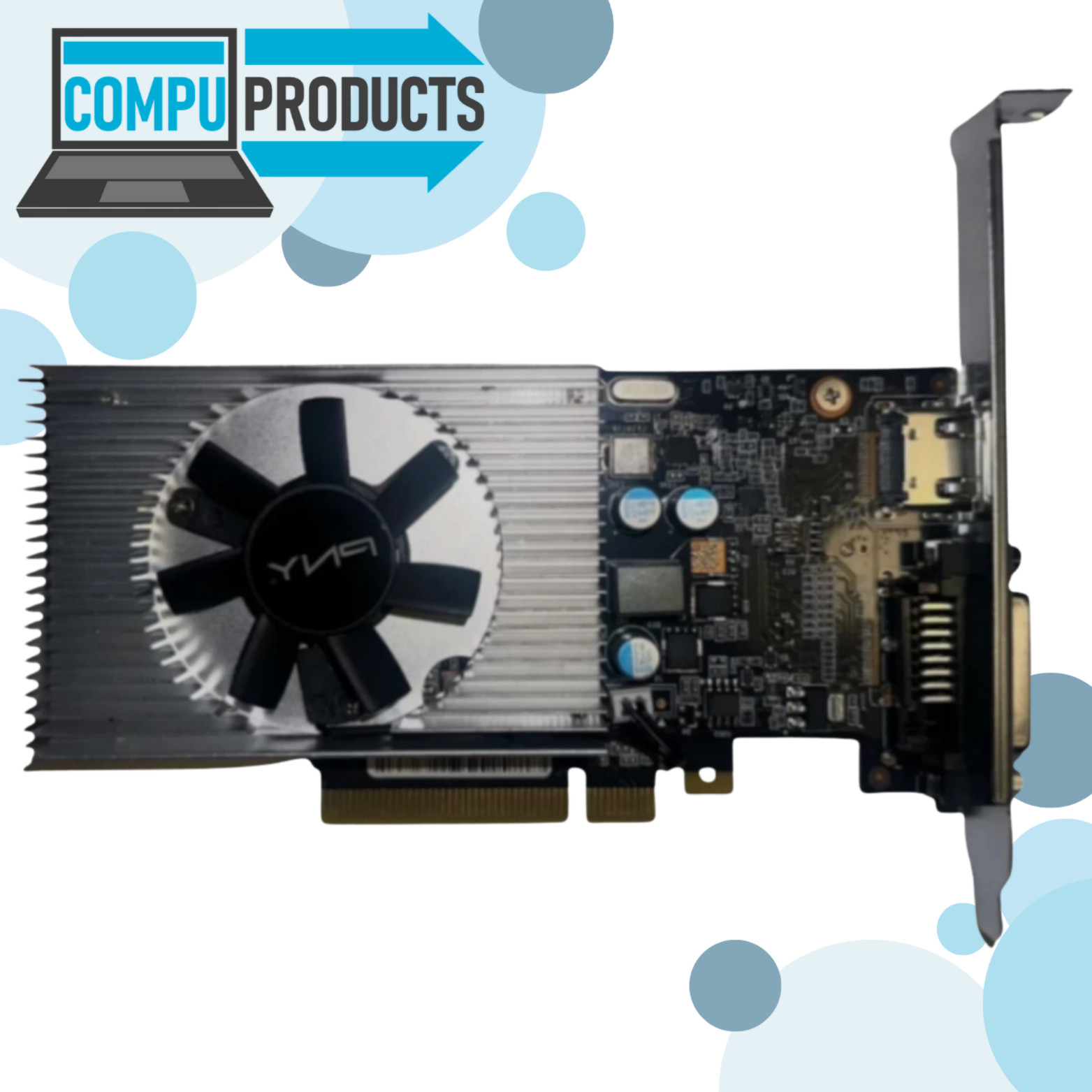 PNY GeForce GT 1030 2GB DDR4 PCI-Express 3.0 x16 (x4 Active) Graphics Card