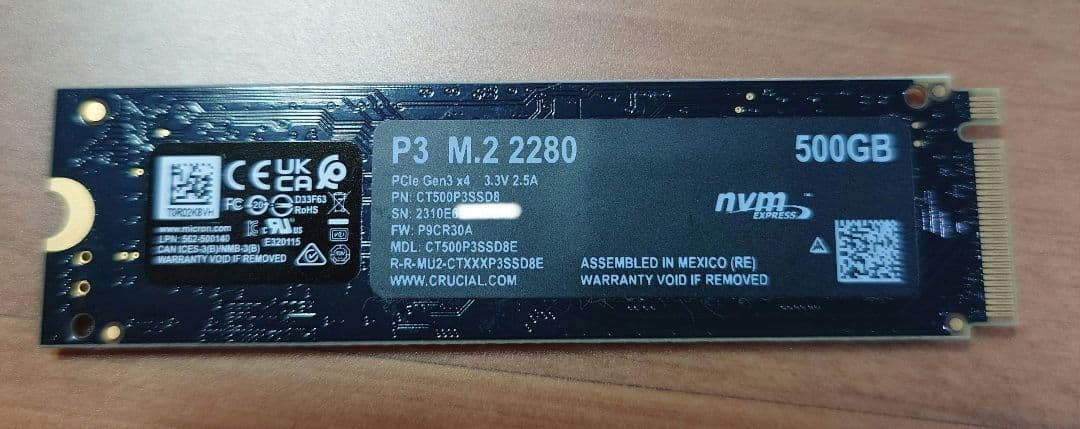 Crucial P3 500GB M.2 2280 NVMe PCIe Gen3 x4 SSD Tested