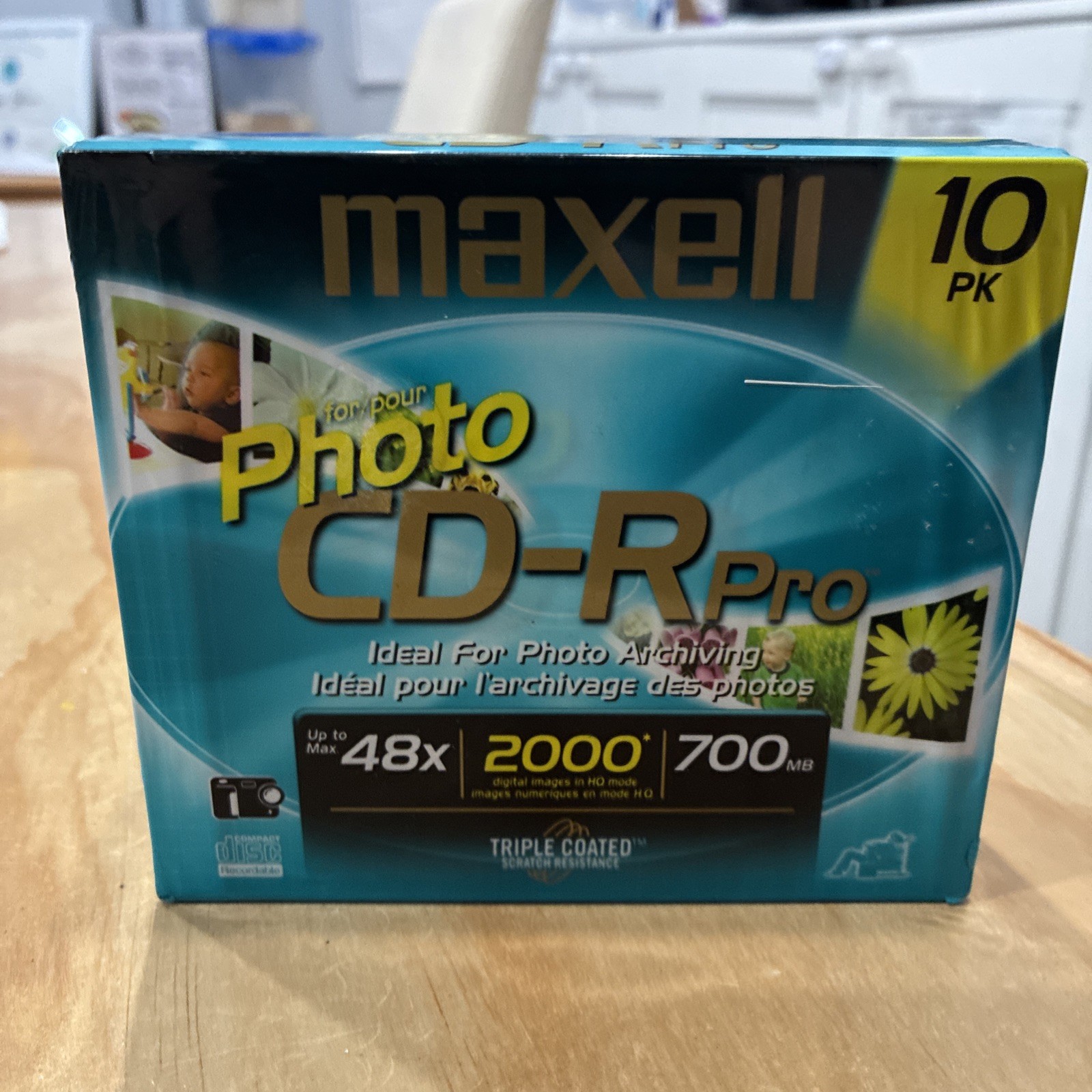Maxell Photo CD-R Pro 700mb Professional Quality 10 Pack Disc  Brand NEW SEALED