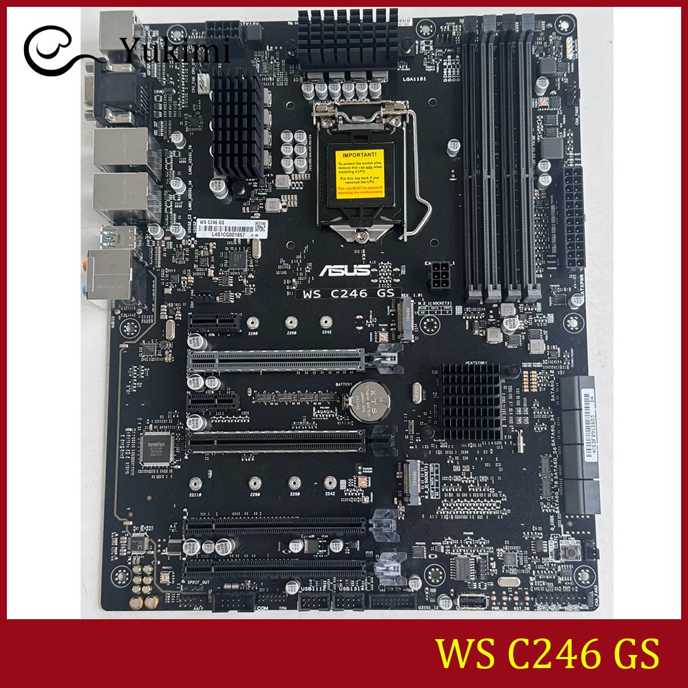 FOR ASUS WS C246 GS Ｍotherboard Test OK
