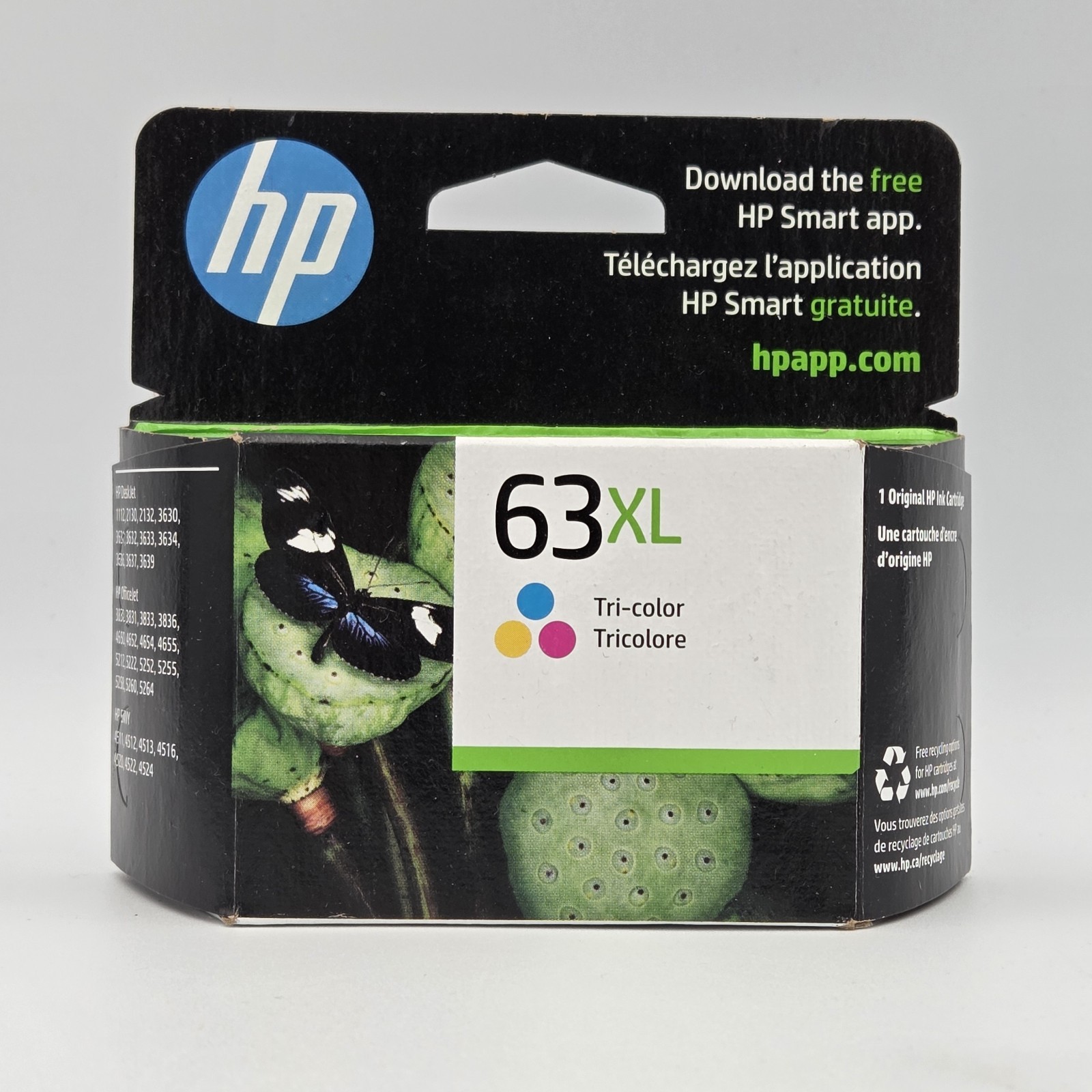 HP 63XL Tri-Color Genuine Original Ink Cartridge F6U63AN New Sealed ~ Exp 11/23