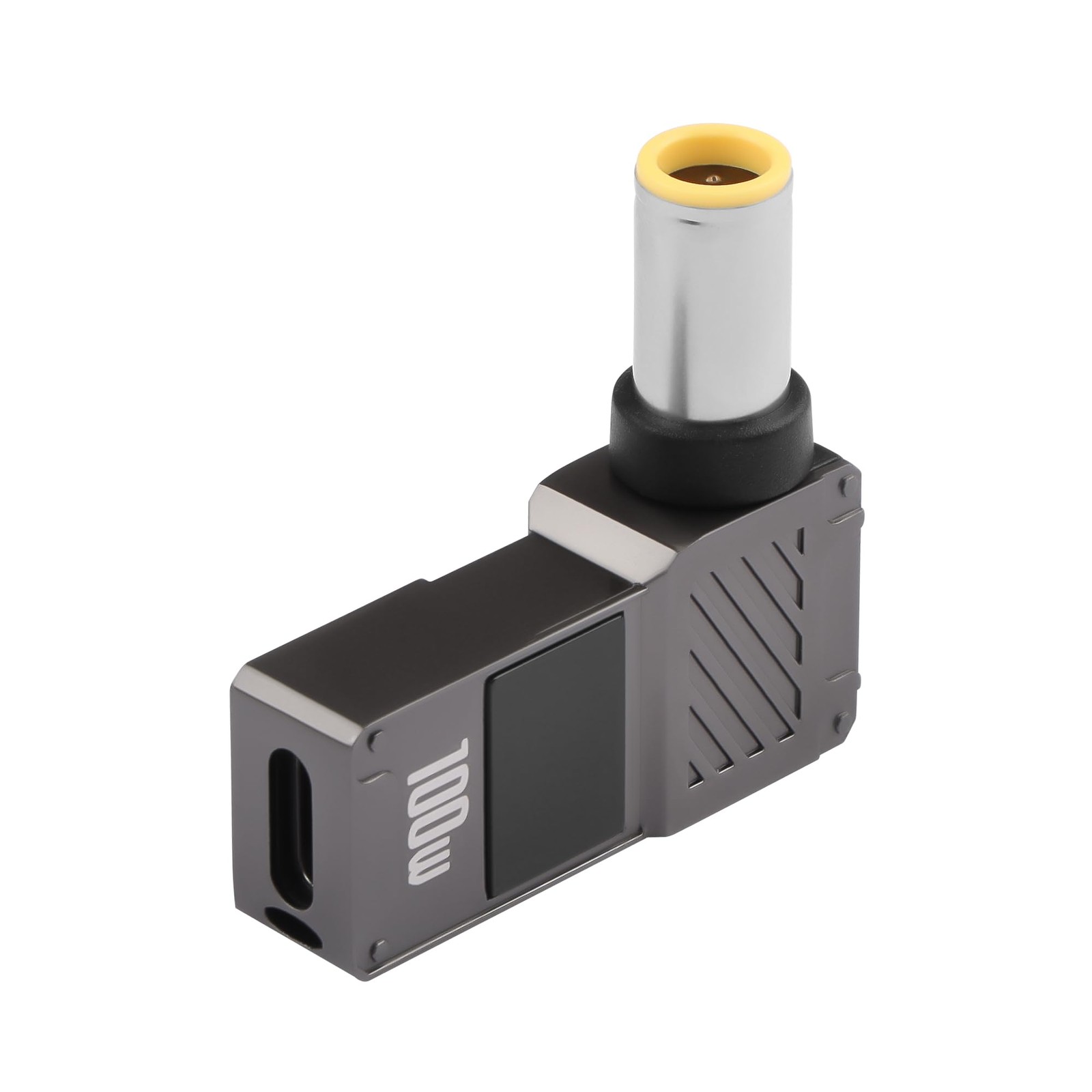 GINTOOYUN 2PCS 100W DC 7909 to USB C Adapter 90 Degree 7909 Male black