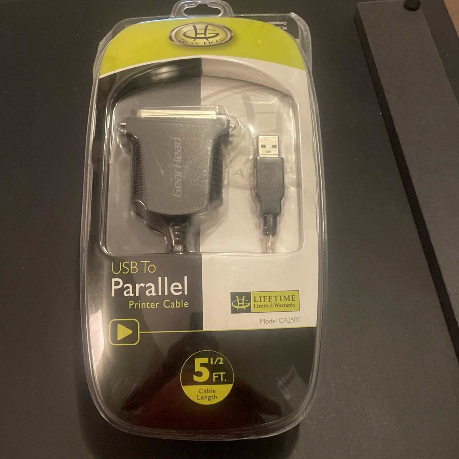 Gear Head CA2500 USB to Parallel Printer Cable