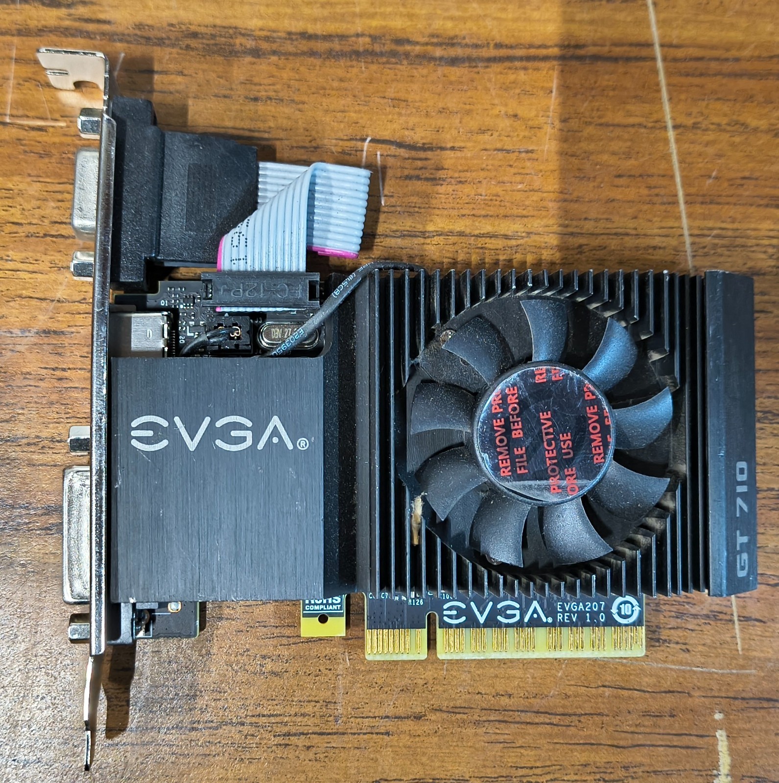 EVGA NVIDIA GeForce GT 710 Low Profile 1GB GDDR5 Graphics 01G-P3-2711-KR