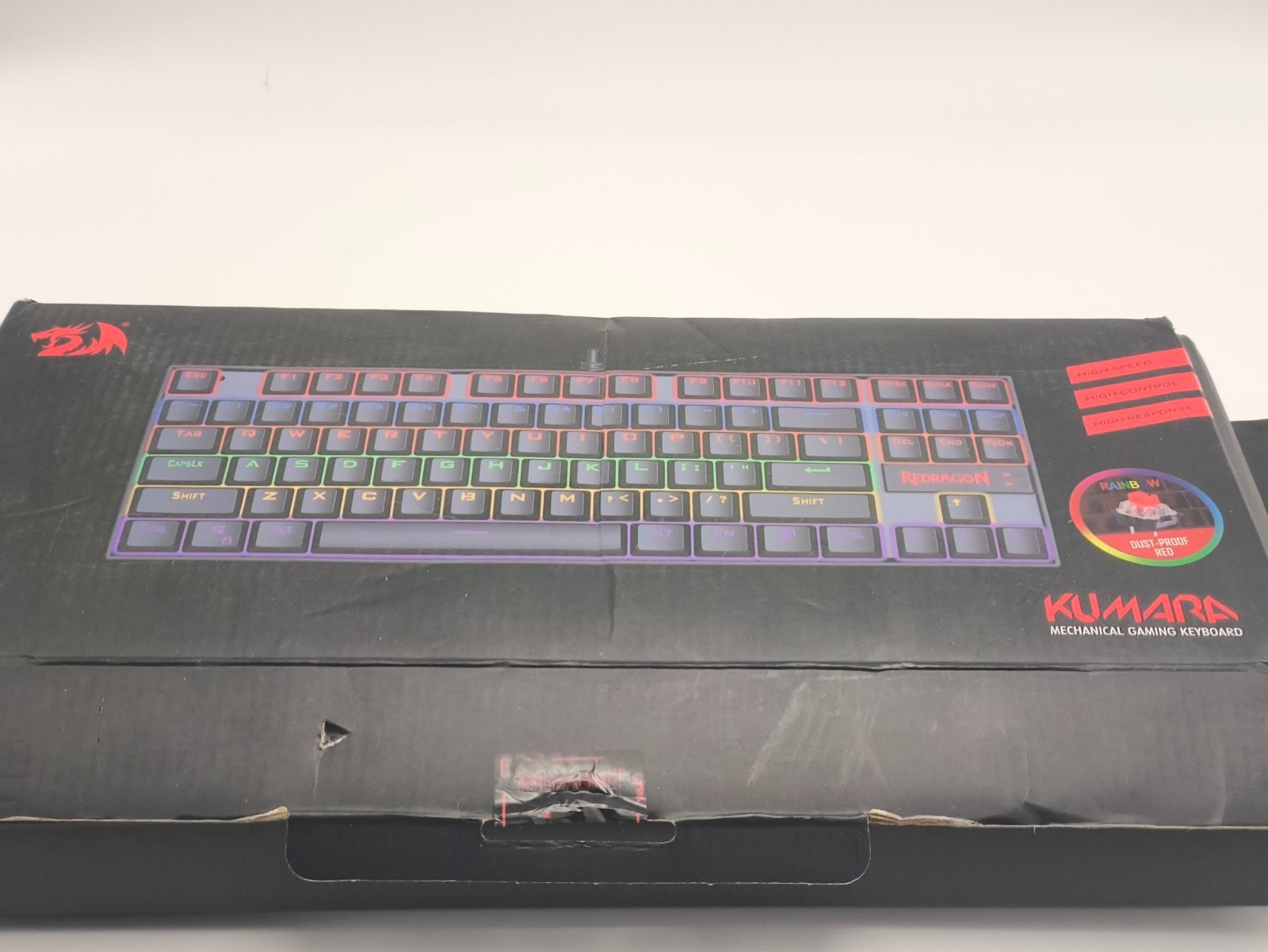 Redragon Kumara K552 RGB Backlighting 87 Keys Mechanical Gaming Keyboard  NEW/OB