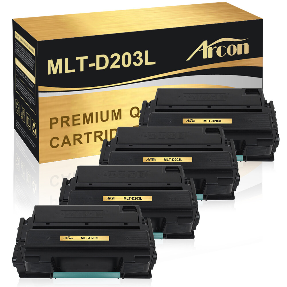 4x MLT-D203L Toner Cartridge For Samsung M3320ND M3870FW M3820DW M3320ND M3370FD