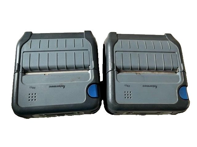 (3) Intermec PB51 Mobile Thermal Barcode Printers Bluetooth USB **For Parts**
