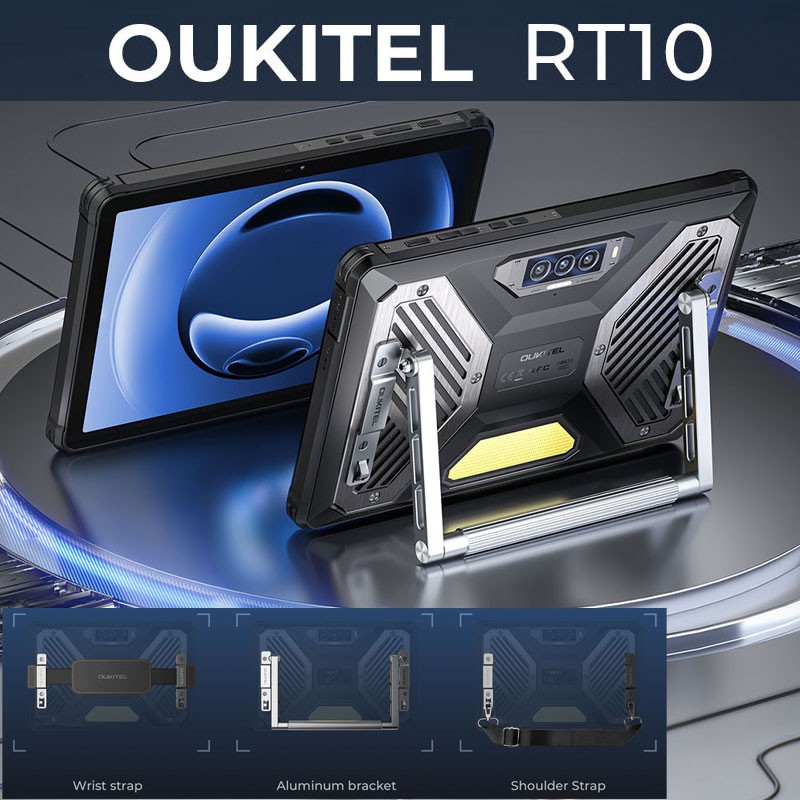 Unlock Oukitel RT10 5G Rugged Tablet Phone Android Waterproof 25000mAh 36+512GB
