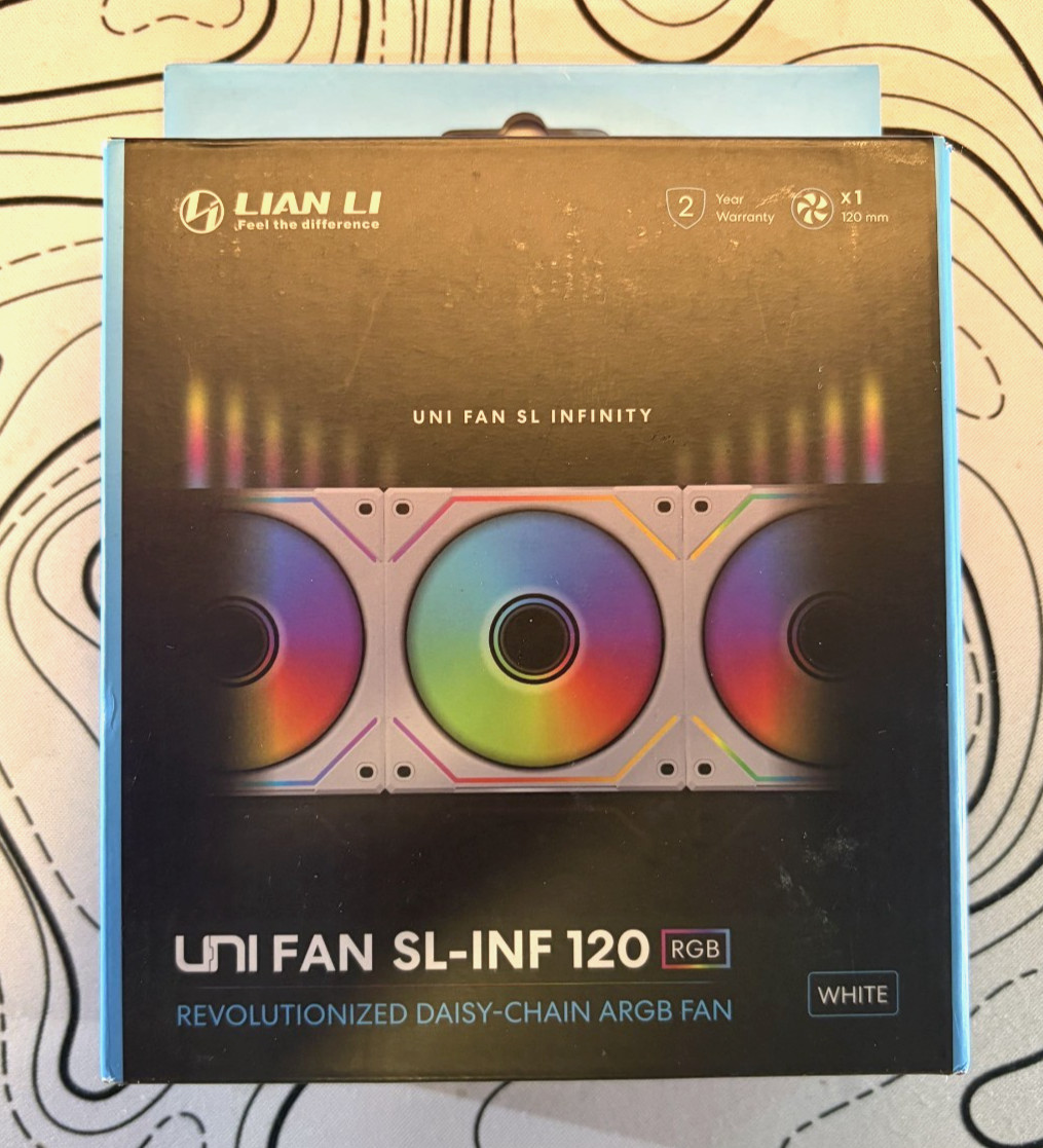 Lian Li SL-Infinity 120mm Case Fan Brand New - White - Single Pack
