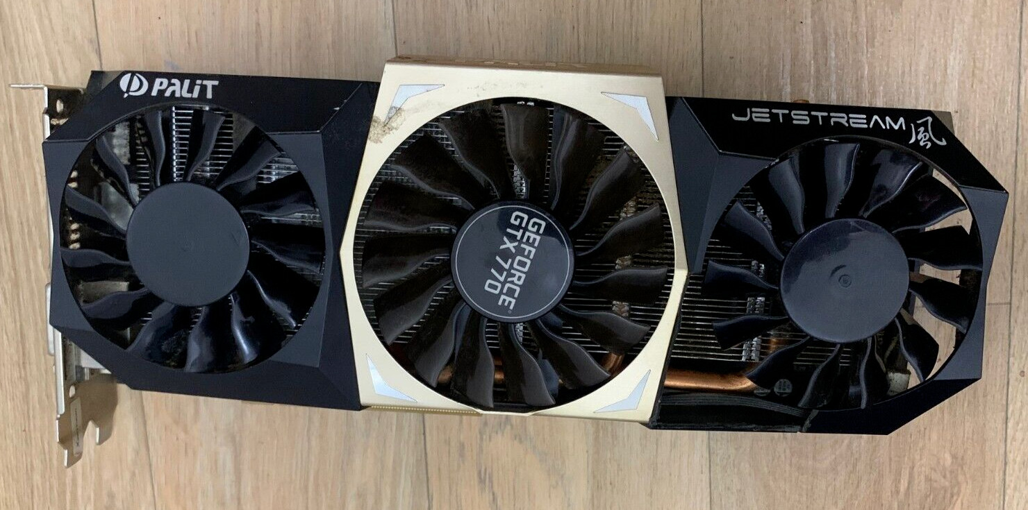 Palit NVIDIA GeForce GTX 770 JetStream 4GB Graphics Card GPU Used