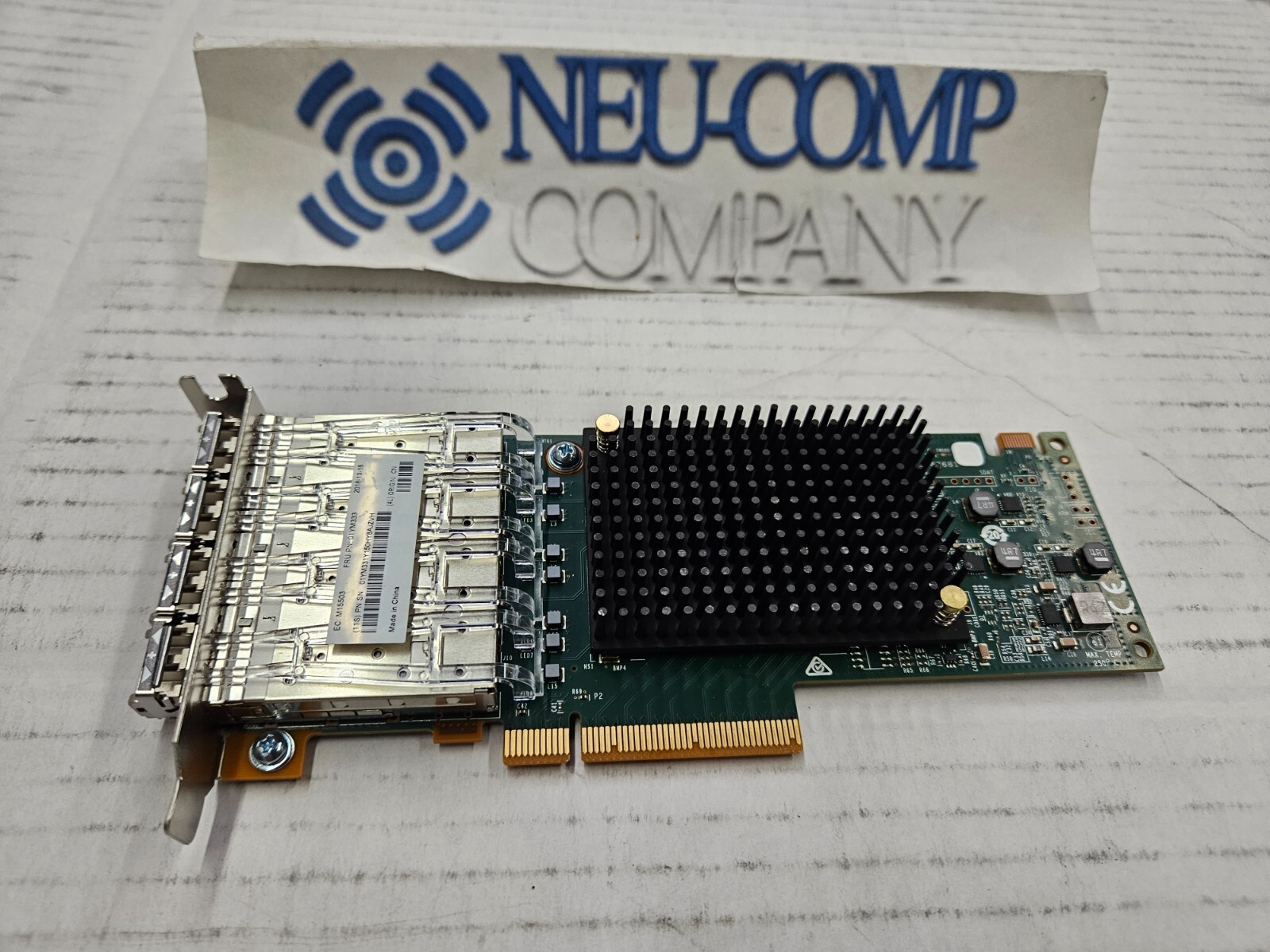 IBM Storwize 2076-ADB3 P/N 01YM333 01YM331 4 port 16gb FC V7000 Gen3 Adapter