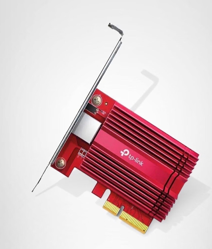 TP-Link 10GB PCIe Network Card (TX401)-PCIe to 10 Gigabit Ethernet Adapter,Suppo