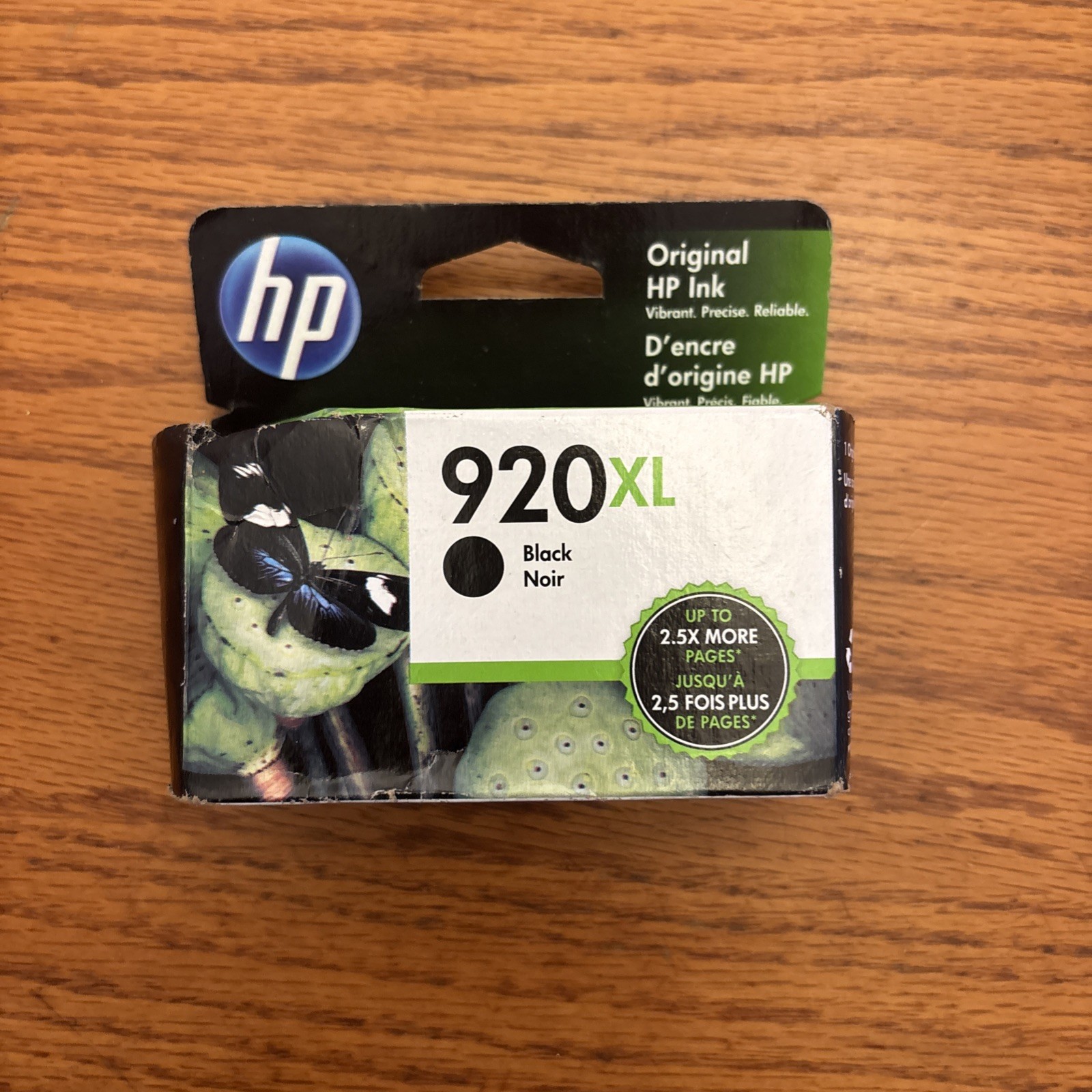 HP 920XL Black Ink Cartridge NEW 920XL Genuine OEM Sealed - EXP: March 2024