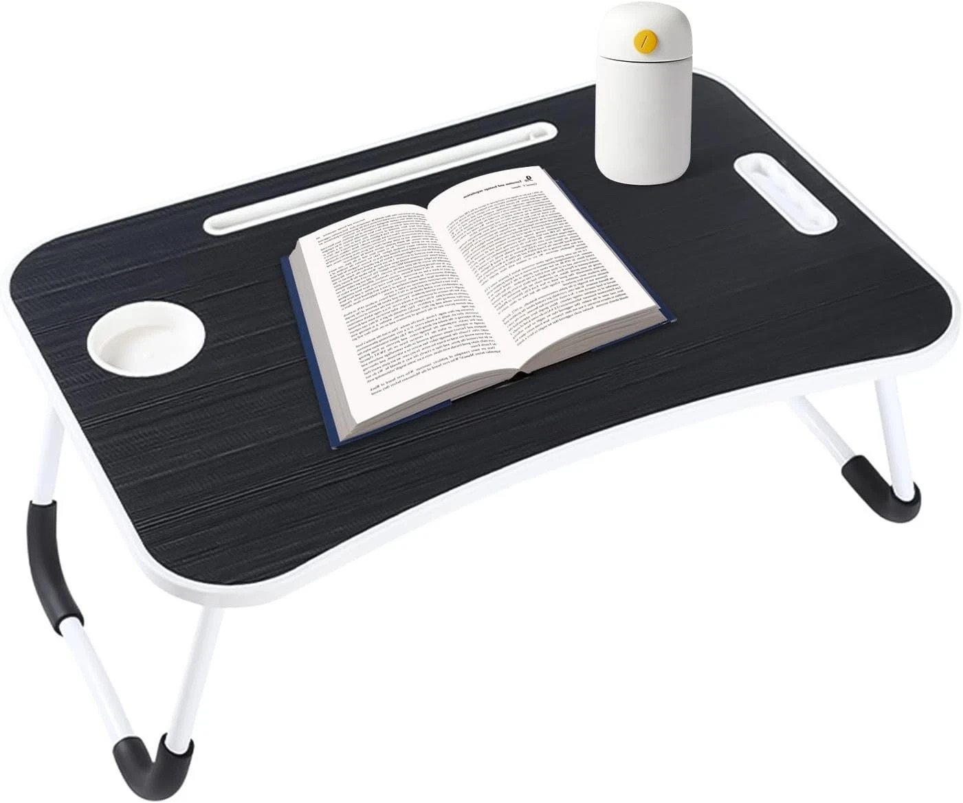 Folding Lap Desk, Adjustable Laptop Bed Table, Versatile Lap Standing Desk for B