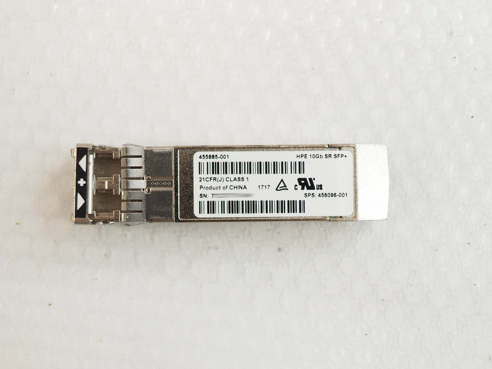 HPE 455885-001 456096-001 BladeSystem C-Class 10Gb SFP+ SR G7 G8 G9 Transceiver