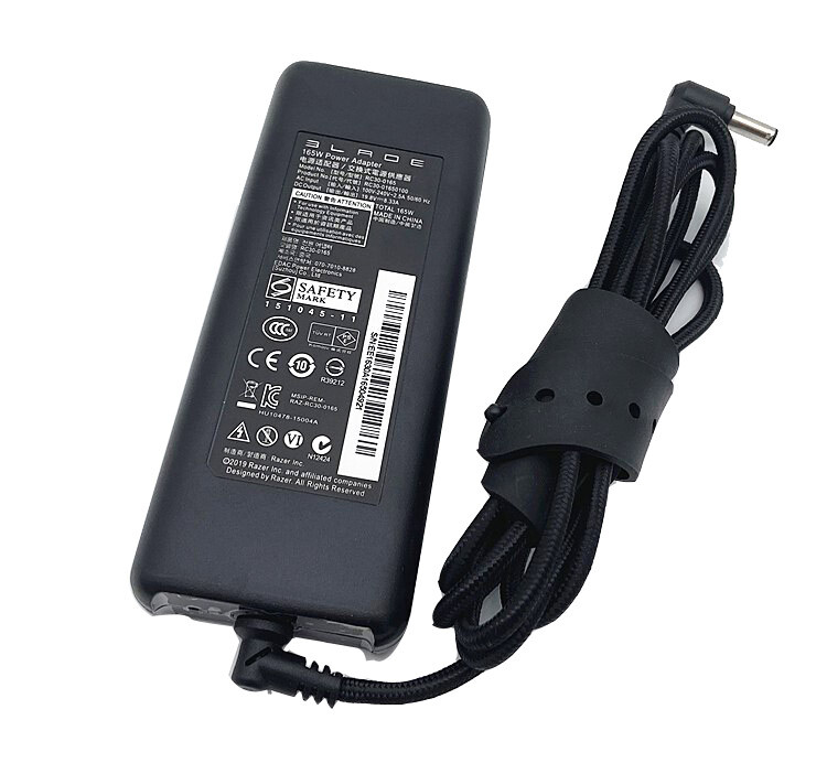 Original 165W Razer Blade Pro RZ09-0220 RZ09-0195 AC Charger Adapter Power Cord